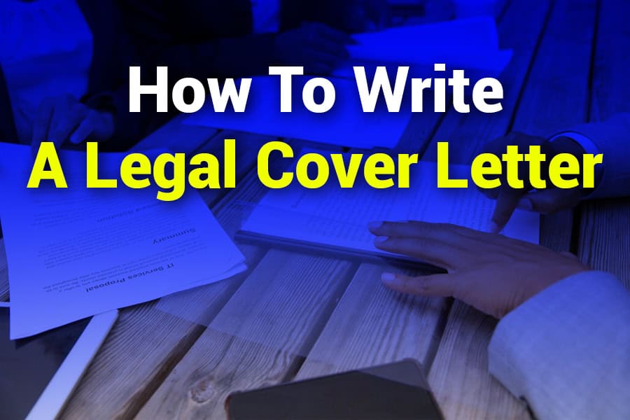 How to Write a Legal Cover Letter