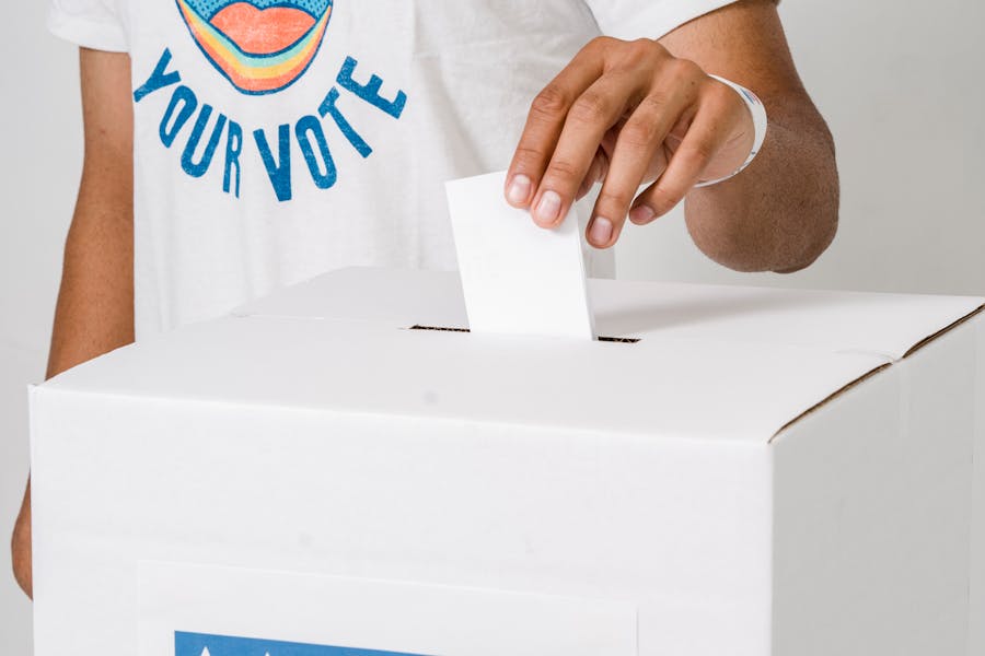 Which part of the government can decide a legal case interpreting a new voting rights law?