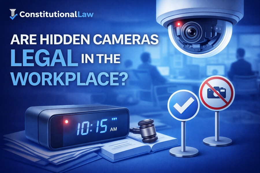 are hidden cameras legal in the workplace